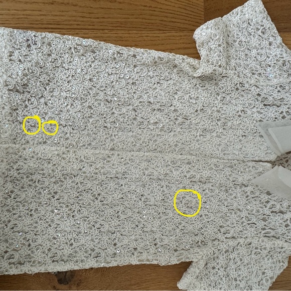 Vintage lace and beaded top - Picture 12 of 13